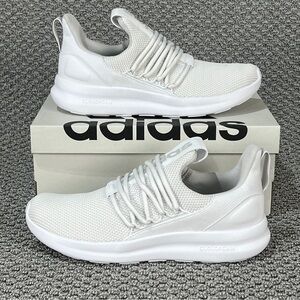 Adias Lite Racer Adapt 7.0 Shoes Mens 8.5 Cloud White / Grey One IE6326